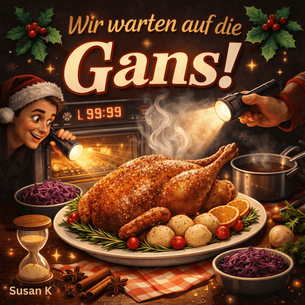 Wir warten auf die Gans!